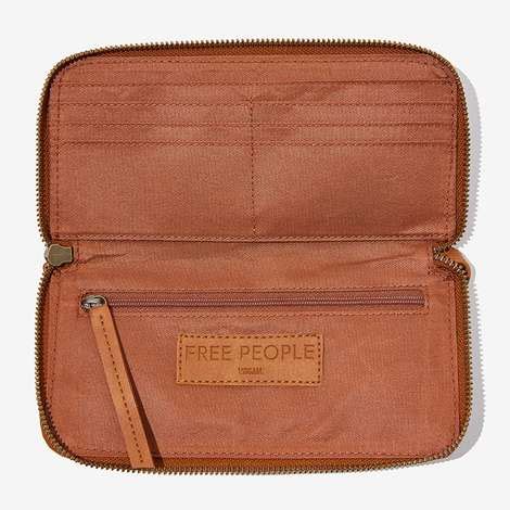 free people distressed vegan wallet.